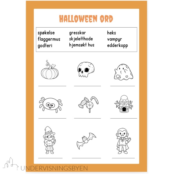 Halloween arbeidshefte - Bilde 8