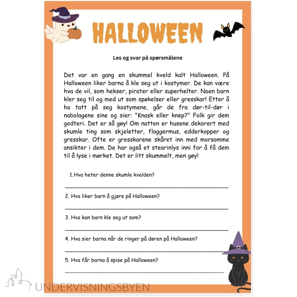 Halloween arbeidshefte - Bilde 6