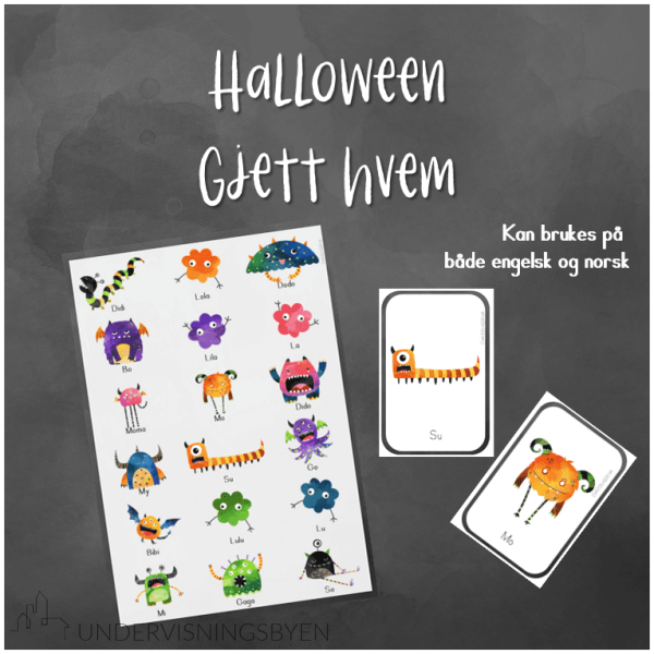Spørrespill - Gjett hvem / guess who - Monster
