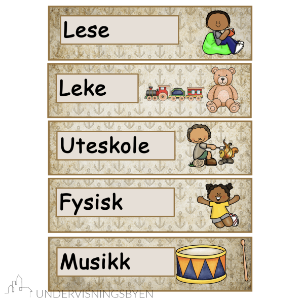 Klasseromsdekor Pirat Samlepakke - Bilde 4