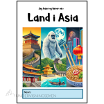 Jeg leser og lærer om land i Asia