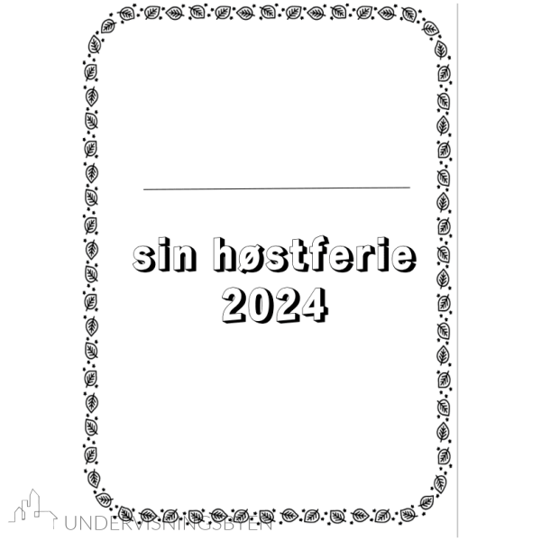 Minibok om høstferien