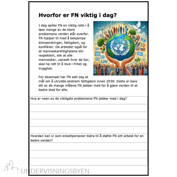 Hva er FN? BM- Temahefte for 5.-7.trinn - Bilde 3
