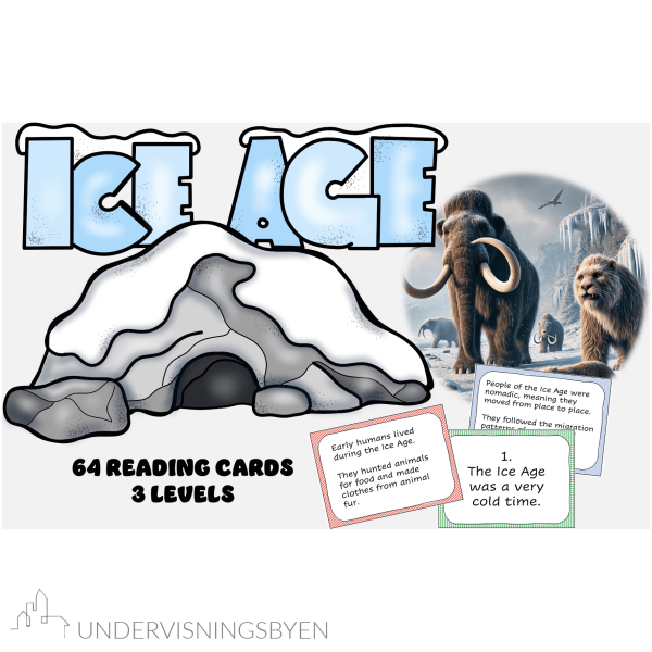 Ice Age Reading Cards - 3 levels
