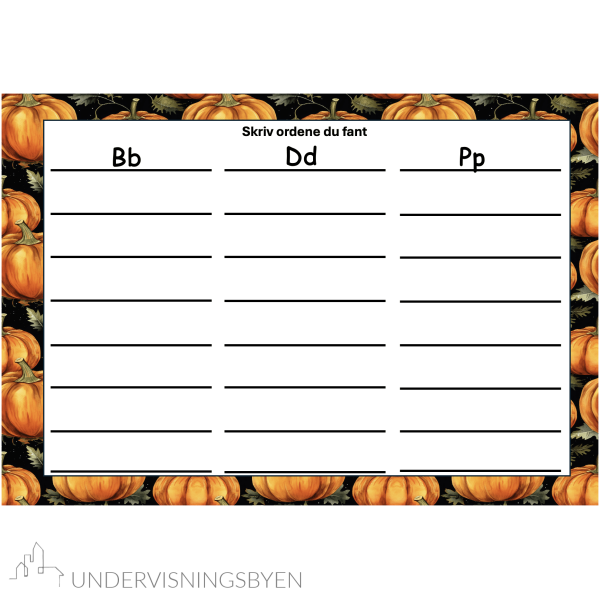 BDP sortering Halloweentema - Bilde 3