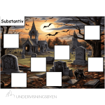 Ordklasser sortering Halloweentema