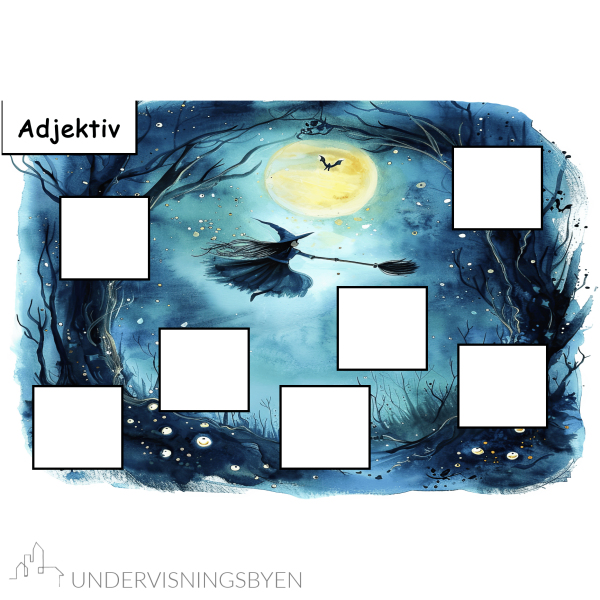 Ordklasser sortering Halloweentema - Bilde 3