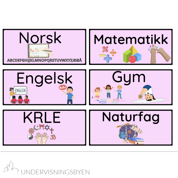 Dagsplan rosa bakgrunn - Bilde 2