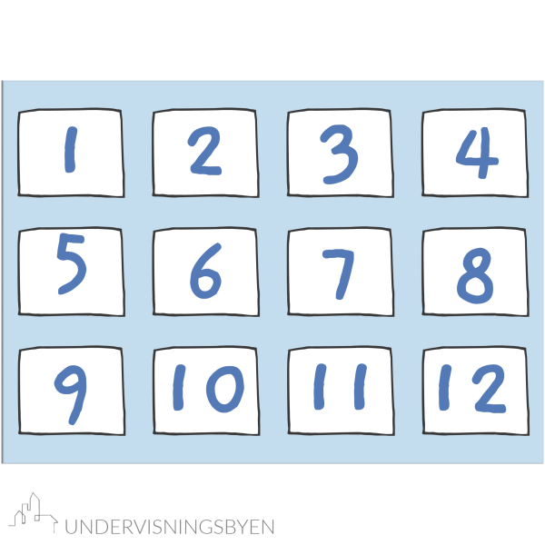 Dagsplan blå bakgrunn - Bilde 4