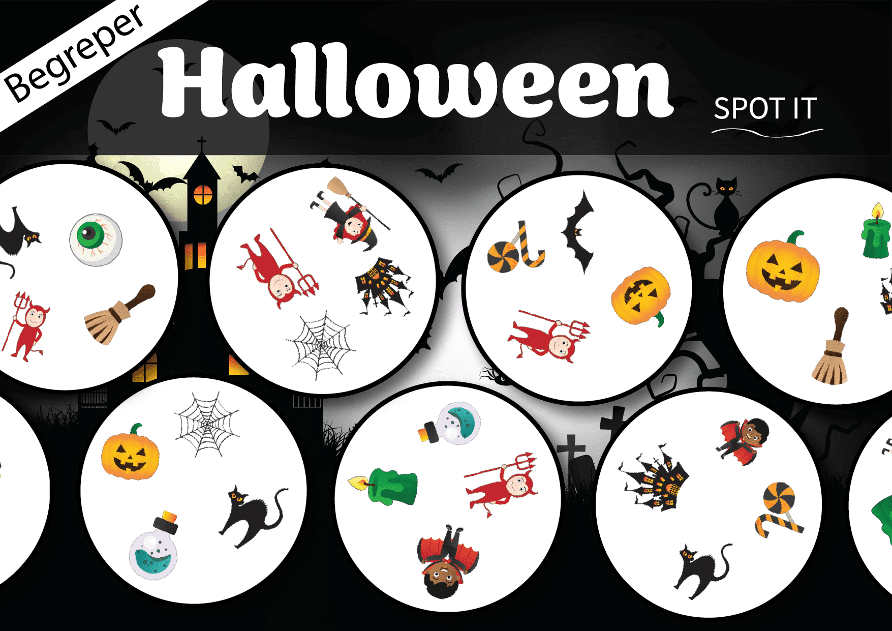 Spot it: halloween