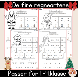 Julemoro med de fire regneartene!
