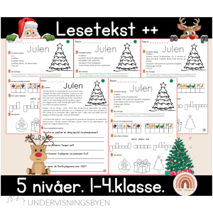 Lesejul! Differensierte juletekster og oppgaver