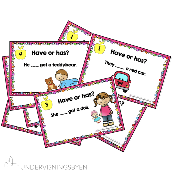 Have or has - 20 oppgavekort - Bilde 4