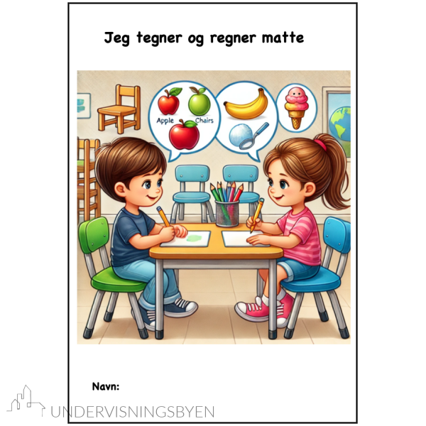 Jeg tegner og regner matte -BM- Enkle tekstoppgaver - 1.-3.trinn-spesialundervisning