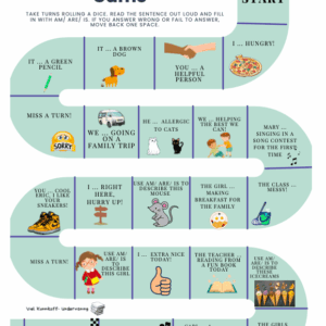 Grammar game - Am/ are/ is