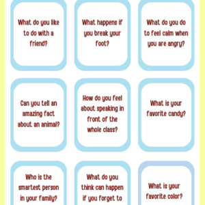 Conversation cards