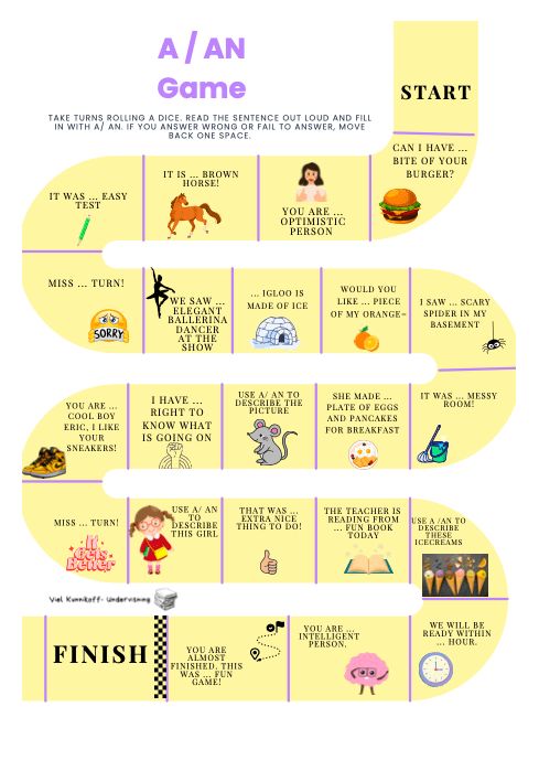A / AN – game