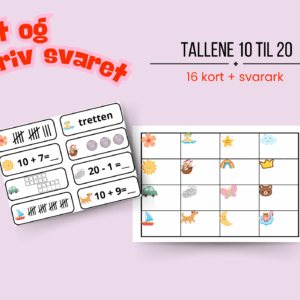 Let og skriv svaret