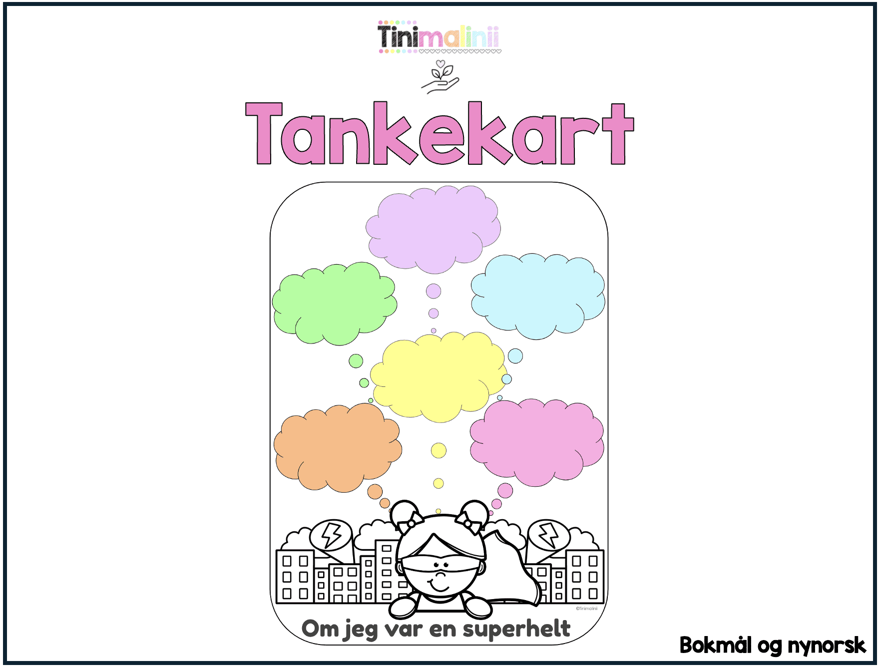 Tankekart – Superhelt