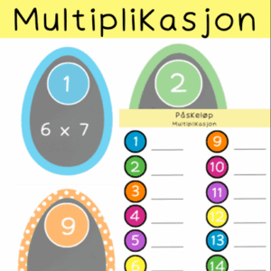 Påskeløp - Multiplikasjon