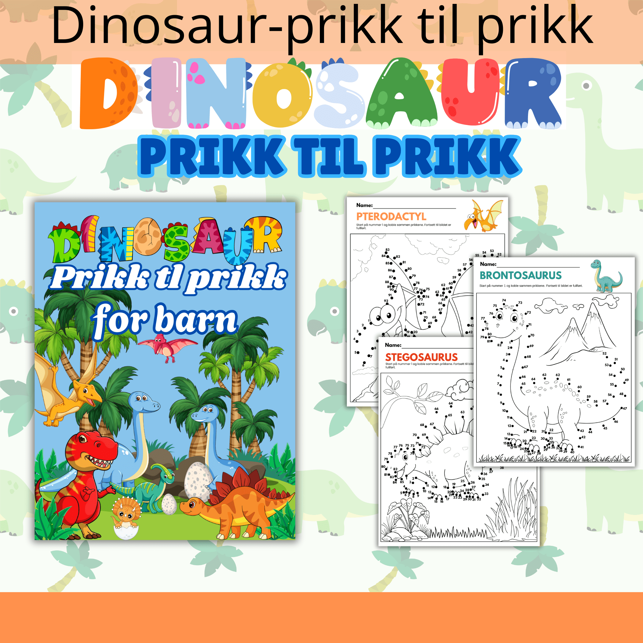 Dinosaur prikk til prikk