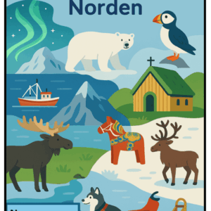Bli kjent med Norden – BM – tre differensierte nivåer – inkluderende undervisning