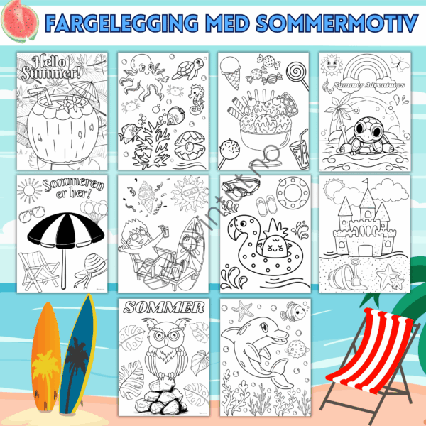 Fargelegging-sommer - Bilde 2