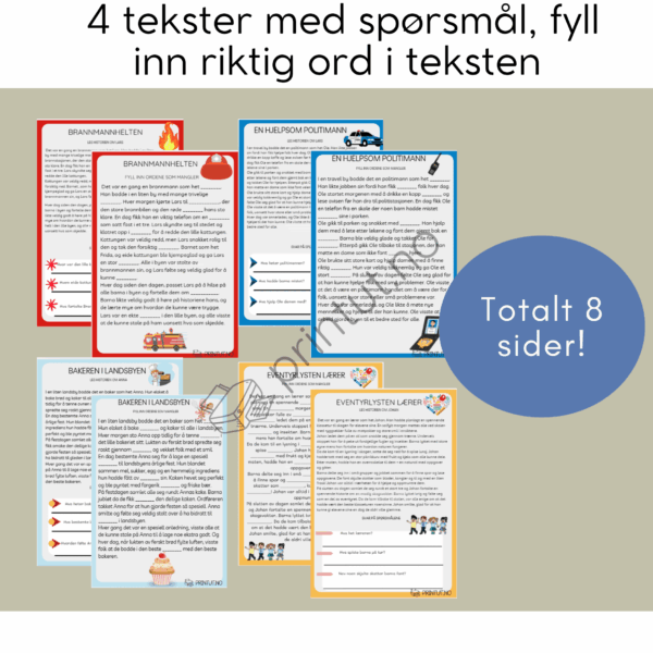 Leseforståelse-yrker - Bilde 2