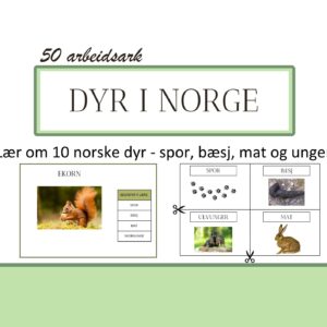 Dyr i Norge – spor, mat, bæsj og unger