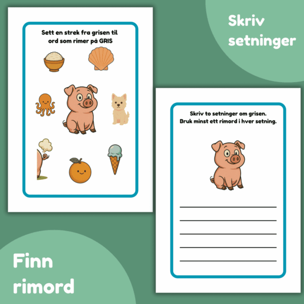 RIM og silhuetter - oppgavesett - Bilde 5